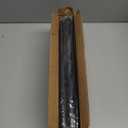 Sliding Door Security Bar and 2-in-1 Sliding Glass Door Stoppers Security for Patio, Home, Hotel Door Stick Security, 2Pack, Black