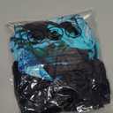 Arolina Tankini Swimsuits for Women Tummy Control Two Piece Bathing Suits Flowy Swim Tops with Boy Shorts (Large, Blue Floral)