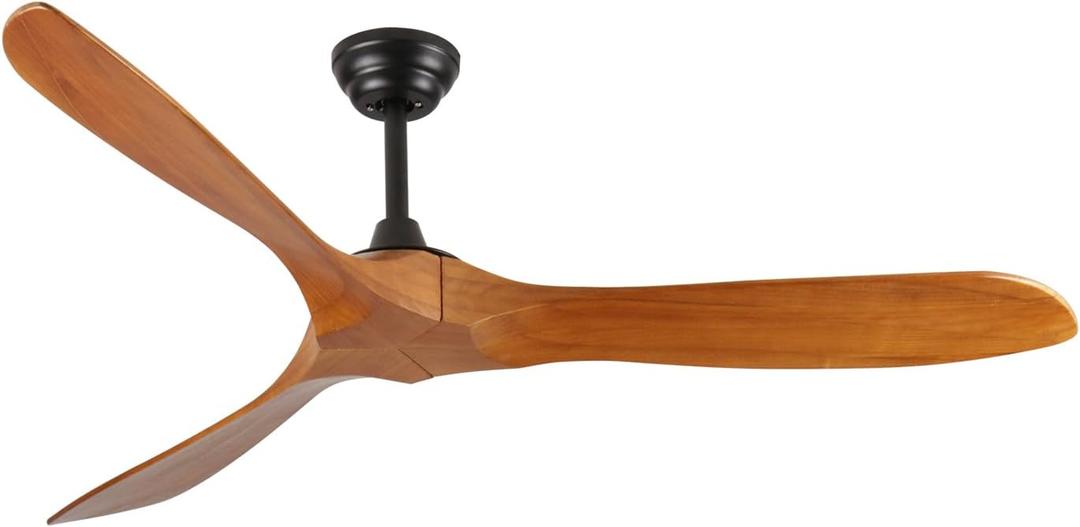 60 Inch Ceiling Fan No Light Wood Ceiling Fans Without Lights and Remote