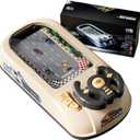 Racing Car Steering Wheel Toy - Musical Racing Adventure Car Steering Wheel with Music and Light - Driving game steering wheel toy for Kid 3+ Year Old -Birthday Gift for Boy Girl Toddler Age 4 5 6 7 8