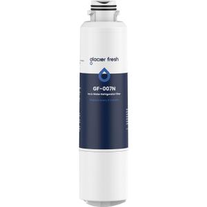 GLACIER FRESH New Upgraded Elarisey Filtration Technology, Compatible with Samsung DA29-00020B Refrigerator Water Filter, HAF-CIN/EXP, RF4267HARS for French Door Refrigerator Kitchens (1-Pack)
