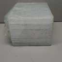 12 Pcs Clear A4 A5 File Box Document Plastic Storage Box with 48 Labels File Holder Organizer Box Paper Plastic Case Magazine Protector with Buckle Office School Supplies(White)