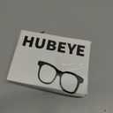 Hubeye Photochromic Progressive Reading Glasses for Men and Women Ultralight Flexible Anti-Blue Light ReadersClear+Black+Orange+1.5