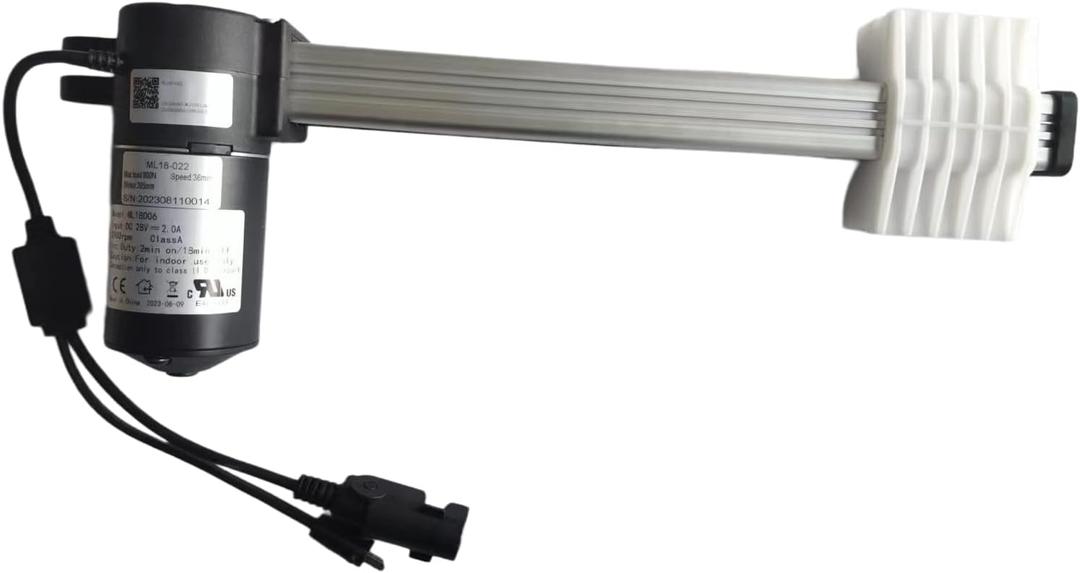 Power Recliner Motor Replacement with Cord Model ML18-022 Linear Actuator for Sofa Lift Chair Couch Massage Seat Bed, Aluminum