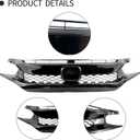 Front Bumper Grille For 2016-2018 Honda Civic Type R Style Grill