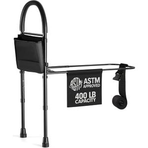 Medical king Bed Rails for Elderly Adults Safety Bed Assist Rails for Seniors with Adjustable Heights ASTM Approved Easy to get in or Out of Bed with Floor Support