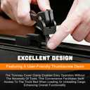 Truck Tonneau Cover Replacement Installation Accessory for Hard Tri-fold & Quad-fold Truck Bed Cover Include Nut, T-Bolt(T-bar), Tonneau Cover Clamp, 2X Rear Clamp