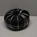 Pangda 30 FT Floor Cable Cover Heavy Duty Cord Cover Protector Power Cable Protector Soft Extension, Organize and Protect Wire on Floor for Home Office or Outdoor Settings (Black)