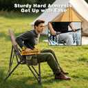 SUNNYFEEL Oversized Camping Chair, High Back Heavy Duty Support 350 LBS, Fixed back