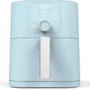 Martha Stewart 6-Quart Air Fryer, 6 Presets, Space Saving, Sky Blue, 6QT Air Fryer