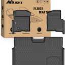 Nilight TPE Floor Mats for Ford F150 F-150 SuperCrew Crew Cab Bucket Seat 2010 2011 2012 2013 2014, All Weather Custom Fit Heavy Duty Floor Liners