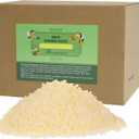 Beeswax Pellets 5LB Cosmetic Beeswax Triple Filtered Beeswax Pastilles for Candle Making Great for DIY Projects Creams Lotions Lip Balm and Soap Making Supplies(5LB)