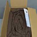 Litanika King Size Quilt Bedding Set, Chocolate Summer Lightweight Soft Comforter Bedspreads & Coverlets, Boho Farmhouse Bedding Cover Bed Decor All Season, 3 Pieces (1 Quilt, 2 Pillowcases)