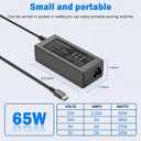 65W USB C Laptop Charger Compatible with Lenovo ThinkPad Yoga Chromebook Fast Power Supply AC Adapter