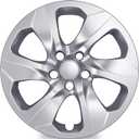 4-Pack Hubcaps Compatible with Toyota RAV4 2019 2020 2021 2022 2023 2024, 17 inch 17" Steel Wheel, Wheel Covers Skins, Snap On Tire Cover Replacement (Silver Color)