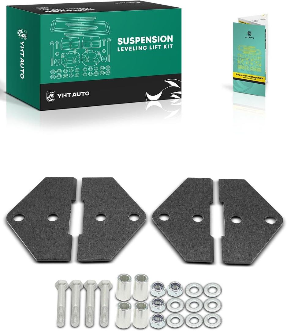 YHTAUTO 2 Inch Front & Rear Full Leveling Lift Kit Fit Polaris RZR 800 2008-2014, RZR 4 800 2012-2014 | Brackets Raise the Front By 2 Inch, the Rear By 2 Inch | 8PCS Suspension Leveling Kit w/Hardware