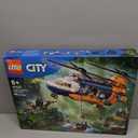 LEGO City Jungle Explorer Helicopter Toy at Base Camp - Kids Toy Adventure Building Set for Boys & Girls, Ages 8+ - with 5 Minifigures & Gorilla Figures - Gift Ideas for Birthdays - 60437