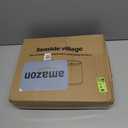 Tall Drum Lamp Shades Set of 2, 10"Top x10" Bottom x 13"High, Beige Lampshade for Table Lamp Floor Lamp, Replacement Lampshades Natural Linen Handcrafted, Spider, Harp Holders Included, Easy Assembly