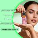 2 x Multi Collagen Peptides Liquid Drop Organic Hydrolyzed Collagen Complex w. Biotin, Vitamin C & Hyaluronic Acid, Liquid Collagen Types I, II, III, IV, V for Hair, Skin, Nails & Joint Health (EXP 10/30/27)