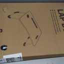 23" Foldable Lap Desk for Laptop Writing w/Cup Holder Black
