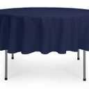 Round Tablecloth Blue 70 Inch