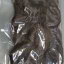 SARLA 2PCS Messy Hair Bun Hair Pieces Wavy Curly Synthetic Updo Fake Scrunchies Ponytail Extension for Women Chocolate