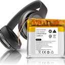 3.7V 860mAh Replacement Battery for Beats Studio 3.0 Studio 2.0 Solo pro, Beats AEC643333 Headphone Batteries Wireless Headphones Battery with Replacement Tool Kits