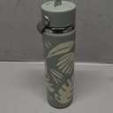 Hydro Flask Water Bottle - Insulated Stainless Steel - Wide Mouth Flex Straw Lid, Non Spill, Leakproof and Refillable in 24 Oz Botanical Bliss Agave