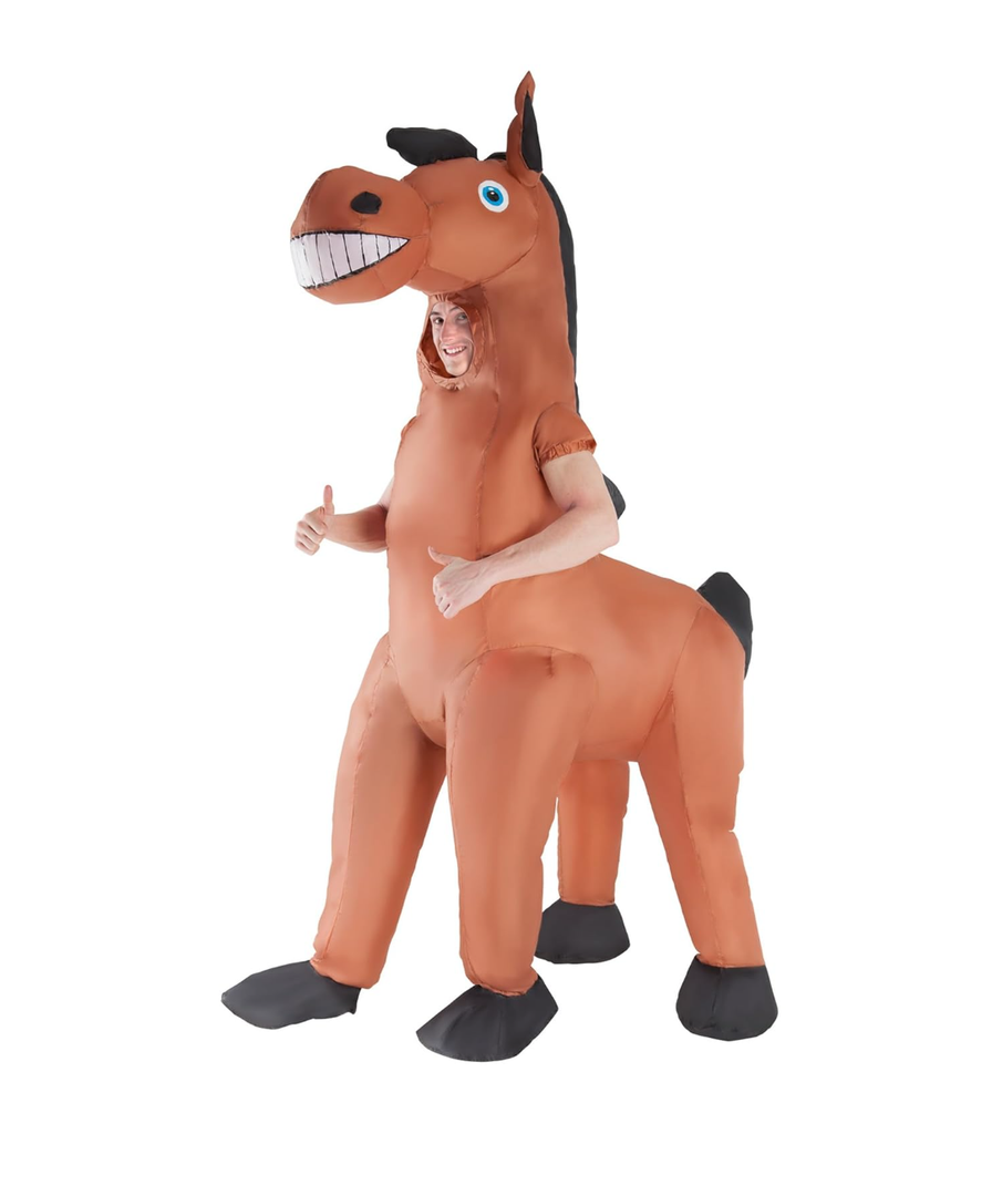 Morph Giant Inflatable Horse Costume, Blow Up Horse Costume Adult, Horse Costume Inflatable