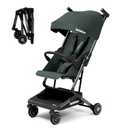 Lightweight Travel Baby Stroller, Foldable Portable Airplane Compact Umbrella Strollers for Toddler 1-3 Years (S2-Deep Green)