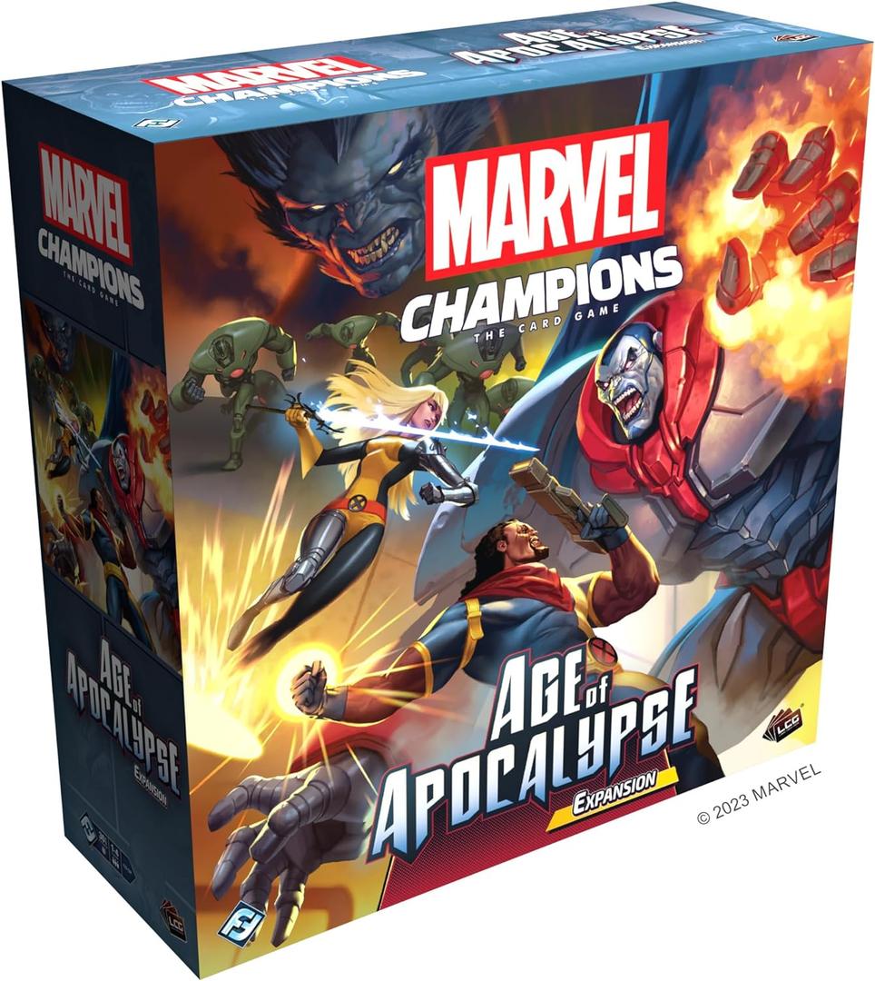Marvel Champions The Card Game Age of Apocalypse Campaign Expansion - Cooperative Superhero Strategy Game for Kids and Adults, Ages 14+, 1-4 Players, 45-90 Min Playtime, Made by Fantasy Flight Games