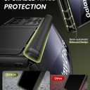 for Samsung Galaxy Z Fold 5 Case with Card Holder & Slide Camera Cover, Built-in Screen Protector & Hinge Protection, Shockproof Durable Wallet Phone Case for Galaxy Z Fold 5 5G 2023, Black
