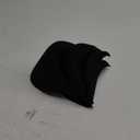 2pair Thicken Big 35mm Sponge Shoulder Sewing Black White Nude Shoulder Pad Sew DIY Jacket Wedding T-Shirt Fashion Garment Accessories (Black)