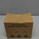 6 Set Replacement Filters & Sponges for 135 fl oz/4L Wilreless Cat Water FountainTriple Filtration Pet Fountain Filter Replacement Compatible with Feelneedy 4L Wilreless Cat Water Fountain