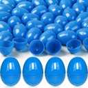 30Pcs Easter Eggs,2.36" Plastic Empty Fillable Easter Eggs for Easter Filling Easter Hunt,Easter Themed,Basket Stuffers Fillers Crafts Party Favor(Blue)