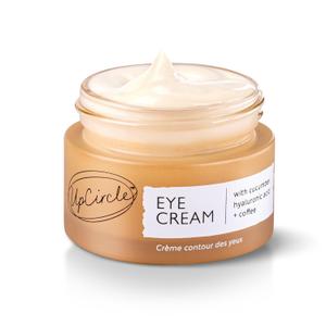 UpCircle Eye Cream With Coffee And Hyaluronic Acid 0.5 FL OZ - For Dark Circles, Puffiness + Wrinkles - Glycerin, Maple Bark + Cucumber Extract - Natural, Vegan + Cruelty-Free