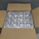 Gencywe (12 Pack x 20 Sets) Stackable Cupcake Carrier with 240 Pack Liners, Plastic Cupcake Boxes Holders for 12 Cupcakes, High Tall Dome Lid Cupcake Containers, Clear Disposable Cupcake Trays