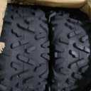 Torchbeam 25x10-12 ATV UTV All-Terrain Tires, 6PR, Set 2 | Asymmetric All-Terrain Tread, Tubeless, 19mm Lugs, 420lbs Load. Significantly enhances cornering stability & traction