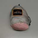 Camping Hammock, Super Lightweight Portable Parachute Hammock with Two Tree Straps Single or Double Nylon Travel Tree Hammocks for Camping Backpacking Hiking (Gray&Pink)