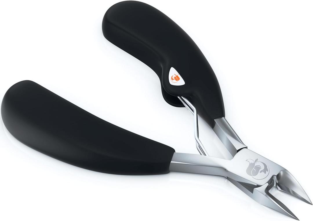 Fox Medical Equipment Toenail Clippers for Thick or Ingrown Nails Heavy-Duty Soft-Grip Nail Nipper with Surgical-Grade Steel Blades Professional Tool for Men, Women & Seniors