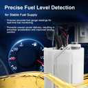 Electric Fuel Pump Module Assembly Compatible with Chevy Sonic 2012 2013 2014 2015 2016 2017 l4 1.4L 1.8L with Sending Unit, Replace 13577817 E4056M ED056M