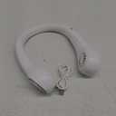 Portable Neck Fan, Personal Fan with 4000mAh Battery, Rechargeable Neck Fan with 3 Speeds and 64 Cool Lights, Birthday Gifts for Men Women Mom Dad, Hands Free Cooling fan for Summer(White)