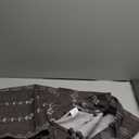 Black Curtains for Bedroom,Sheer Linen Light Filtering Boho Curtains for Kitchen Bathroom Window Living Room, 50W x 64L inch (2 Panels)