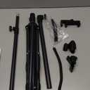 KEREAL Microphone Stand For singing For Most Mic, Gooseneck Mic Stand Adjustable Height From 21 to 75, Portable Mic Floor Stand with Phone holder,Two Mic Clips for Studio, Stage, Karaoke, DJ, Kids