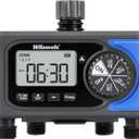 4 Zone Sprinkler Timer, Smart Water Timer for Garden Hose, 4 Outlets Digital Hose Faucet Watering, Automatic Irrigation System/Rain Delay/Manual Watering for Lawn, Yard, Drip Irrigation