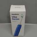 Aquasonic Vibe Series Ultra-Whitening Toothbrush  ADA Accepted Electric Toothbrush - 8 Brush Heads & Travel Case  40,000 VPM Motor & Wireless Charging - 4 Modes w Smart Timer  Sapphire Blue