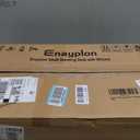 Enayplon Small Standing Desk with Wheels, Mobile Stand Up Desk, Portable Standing Table on Wheels for Walking Pad, Rolling Computer Desk Adjustable Height, Tall Table, 25" x 25" x 45"