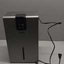 Dehumidifier, Dehumidifiers for Home, 98 OZ Water Tank, (1000 sq.ft) Quiet Dehumidifier for Basement Bathroom Bedroom with Humidity Display, Auto Shut Off, Relaxing 7 Color Ambient Light(Gray)