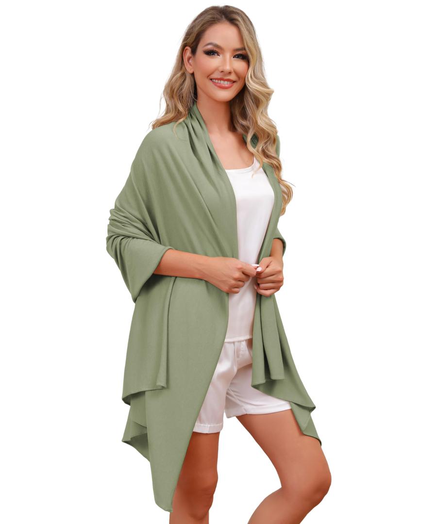 Eeeuityoo Tencel Shawl Wraps Women's Girls Shrug for Evening Dress Wedding Cape Cover Up 1920s Shawl 71x35In