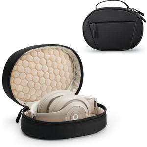 Soft Case for Beats Studio Pro/Sony WH-1000XM4/ Sony WH-XB910N/ Beats Studio3 Headphone, Soft Shell Travel Protective Carrying Cover Storage Bag, Black